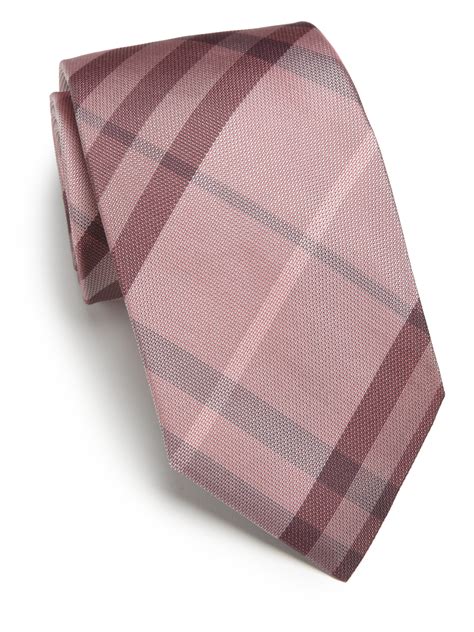 burberry tie pink|Burberry tie for men.